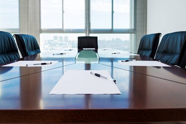 A conference room